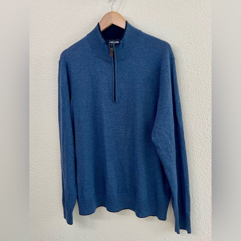 Kirkland Signature Men's Blue Sweater
